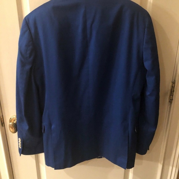 Tallia Orange Bright Blue Men's Jacket Size 38 - Picture 6 of 6
